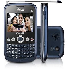 Celular Desbloqueado LG X350 Azul Dual Chip Qwerty Câmera 2MP TV Digital MP3 Player Rádio FM Bluetooth Fone de Ouvido - comprar online