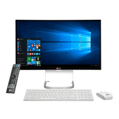 Computador LG All in One 24V550-G.BJ31P1 com Intel® Core(TM) i5-5200U, 4GB, 500GB, Leitor de Cartões, HDMI, TV Digital, LCD Full HD 23.8" e Windows 10