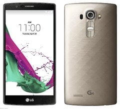 Celular LG G4 Dual H818N, processador de 1.8Ghz Hexa-Core, Bluetooth Versão 4.1, Android 6.0 Marshmallow, Quad-Band 850/900/1800/1900
