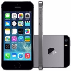 iPhone 5s 64GB Preto - Apple - iOS 8 - 4G LTE - Wi-Fi - Tela 4" - Câmera de 8MP - Desbloqueado