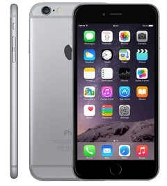 iPhone 6 Apple PLUS com 16GB, Tela 4,7", iOS 8, Touch ID, Câmera iSight 8MP, Wi-Fi, 3G/4G, GPS, MP3, Bluetooth, Quad-Band 850/900/1800/1900