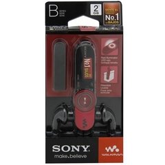 MP3 Sony Nwz-b172f Vermelho 2gb Com Rádio FM e Gravador de Voz - comprar online