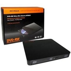 Gravador de DVD Externo Mymax MEUD-1103 Slim USB/Serial ATA