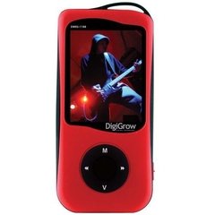 MP4 Player Digigrow Fitsport Mediaplay Dwes-1188 4gb Vermelho