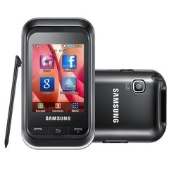 Celular Samsung Beat Mix C3300 preto c/ Câm. 1.3MP, Touchscreen, Bluetooth, Fone de Ouvido e Cartão 1GB