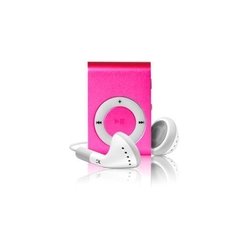 MP3 Player DL Mw9 Rosa Com Rádio Fm, Clipe Para Fixação, Bateria Recarregável