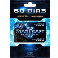 Card Time Starcraft II Wings Of Liberty - Cartão de Acesso ao Batlle.Net Para 60 Dias de Jogo