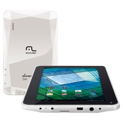 Tablet Multilaser Diamond Lite NB042 com Tela 7", 4GB, Câmera 1.3MP, Slot para Cartão, Wi-Fi, Suporte à Modem 3G e Android 4.0 - Branco