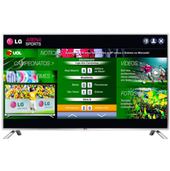 Smart TV LED 47" Full HD LG 47LB5800 com Função Torcida, Conversor Digital, Wi-Fi, Entradas USB e HDMI