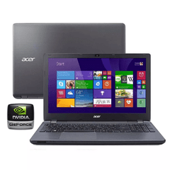 Notebook Acer E5-571G-760Q Chumbo, Processador Intel® Core(TM) i7-5500U, 8Gb, HD 1Tb, LED 15.6" W8.1