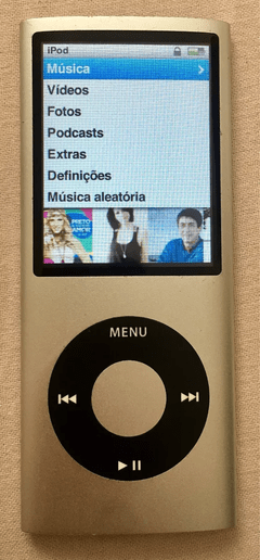 Ipod Nano 8gb Prata Apple Mc525zy/a