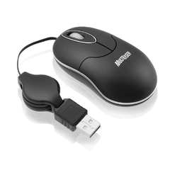 Mini Mouse Multilaser Mo089 Preto, Emborrachado
