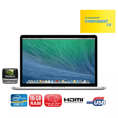 Macbook Pro Tela Retina 15.4" Me294bz/a 4ª Ger Intel Core i7, 16 Gb, SSD 512 Gb, Os X Mavericks