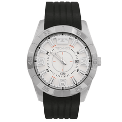 Relógio Technos Masculino Prata/Preto 2115kyy - comprar online