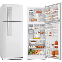 Refrigerador de 02 Portas Electrolux Frost Free com 427 Litros com Ice Twister e Drink Express, Inox - DF53X - EXDF53X2