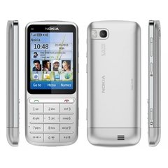 celular Nokia C3-01 RM-640, processador de 680Mhz, Bluetooth Versão 2.1, Nokia Series OS S40 6th edition Feature Pack 1, Quad-Band 850/900/1800/1900