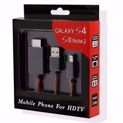 ADAPTADOR MHL/HDMI P/GALAXY S4/S3/NOT 2