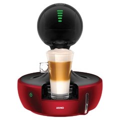 Cafeteira Arno Dolce Gusto Vermelha e Preta Multibebidas - DROP - ARDROPPVM1