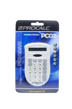 Calculadora Pessoal Pc08w - 8 Dígitos
