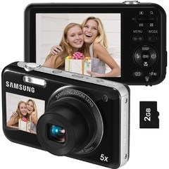 Câmera Digital Samsung PL120 Preta c/ 14.2MP, LCD 2.7", LCD Frontal 1.5 super oferta!!!