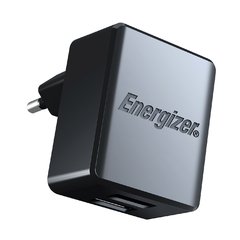 Carregador para Viagem Hightech Preto com 2 Saídas USB 3.4a Sem Cabo - Energizer - EZACA2C - EGEZACA2CBCO