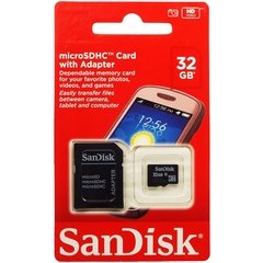 Cartão De Memória Micro Sd Sandisk 32gb + Adaptador