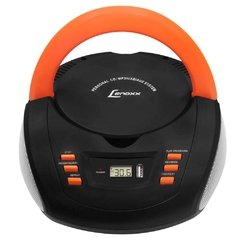 CD Player Portátil Lenoxx BD125PL com MP3, Entrada USB, Entrada Auxiliar e Rádio AM/FM - 3,5 W