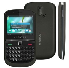 Celular Desbloqueado Alcatel OT900 Teclado Qwerty Câmera 2MP MP3 Player Bluetooth e Fone de Ouvido - Infotecline