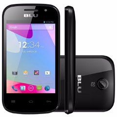 Smartphone BLU Dash JR TV D141T Preto, Dual Chip, Android 4.4, Câm. 2MP, Tela 3.5'