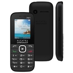 Celular Alcatel OT 1045 Preto com Tela 1.8'', Câmera VGA, MP3, Rádio FM, MP3 e Bluetooth - comprar online
