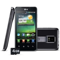 Smartphone LG Optimus 2X P990 preto, Android 2.2, Foto 8 Mpx, Video Full HD - comprar online