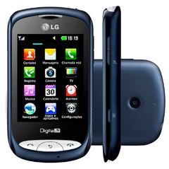 Celular LG E300, Câmera 2Mp, Bluetooth, Radio FM, Digital TV Phone, GSM Quad (850/900/1800/1900)
