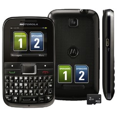 Motorola EX109 Motokey Mini Cinza c/ Câmera 2MP, Dual Chip, Mp3, FM, Bluetooth e Cartão de 2GB na internet
