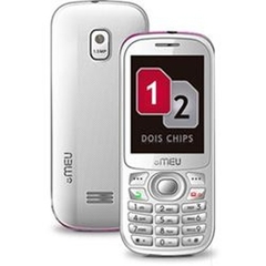 Celular Desbloqueado Meu 412 com Dual Chip, Câmera 1.3MP, Bluetooth, Rádio FM, MP3, Fone na internet