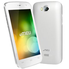 Celular Desbloqueado Meu AN450 Branco com Tela 4,5", Dual Chip, Android 4.2, 3G,Wi-Fi, Câmera 8MP, Bluetooth, GPS, MP3 e Rádio FM