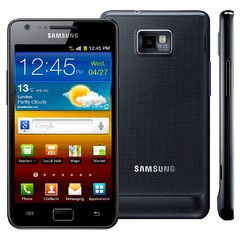 Celular Samsung Galaxy SII GT-I9100 Preto com Câmera, Android 2.3, 3G, Wi-Fi, GPS, Touch - comprar online
