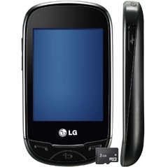 Celular Desbloqueado Claro LG T500 Preto c/ Câmera 2MP, Rádio FM, MP3 Player, Touch screen