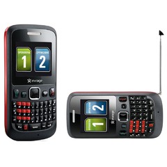 Celular Desbloqueado TIM Multilaser Smart P3103 Preto/Vermelho QWERTY, Dual Chip, Tv, Câmera, MP3, Rádio FM