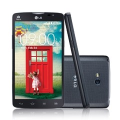 Smartphone LG L80 Dual TV D385 Preto Tela de 5", Dual Chip, TV Digital, Android 4.4, Câmera 8MP e Processador Dual Core