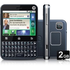 Motorola Mb502 Motoblur C/ Android 2.1, Touchscreen, Wi-fi, Foto 3.15 Mpx, Gps, 1 Core 600 MHZ, Quad Band (850/900/1800/1900)
