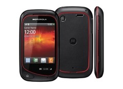Celular Motorola Mini EX132 Preto/Vermelho com Câmera 2MP, 3G, Touch Screen, MP3, Rádio FM e Bluetooth - comprar online