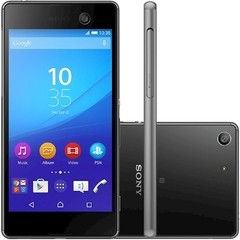 Smartphone Sony Xperia M5 Dual E5643 Preto com Tela 5", Dual Chip, Câmera 21,5MP, 4G, Android 5.0 e Processador Octa-core de 64 bits e 2 GHz