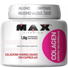 Colágeno 500 - 100 Cápsulas - Hidrolisado - Max Titanium - 2 unidades - comprar online