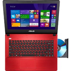 Notebook Asus X450ca-Bral-Wx285h Vermelho, Processador Intel® Core(TM) i3-3217U, 6Gb, HD 500Gb, 14" W8 - comprar online