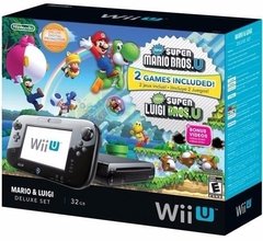 Console Wii u Deluxe + New Super Mario Bros u & New Super Luigi u - comprar online