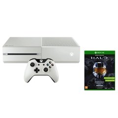 Console Xbox One - Edição Branca Exclusiva - Halo The Master Chief Collection