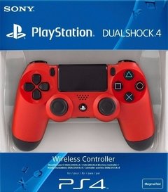 Controle Dualshock Vermelho - PS4 - Infotecline