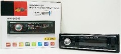 Som Automotivo HW-26249 MP3 Player Rádio AM/FM Entrada USB Auxiliar