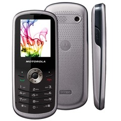 Celular Motorola WX290 PRATA Câmera digital, MP3 player, Rádio FM - Infotecline