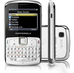 Celular Desbloqueado Motorola EX112 Motokey c/ Câmera 3MP, QWERTY, Rádio FM, MP3 Player,BLUETOOTH